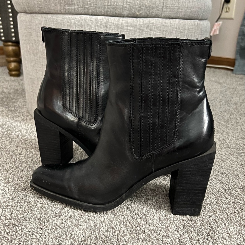 Sam Edelman Black Ankle Boots 8.5